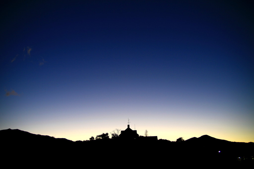 初秋の夕暮れ