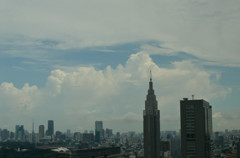 夏と秋の雲＠新宿