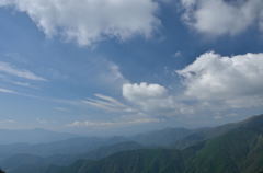 富士山と雲