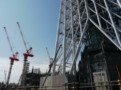 スカイツリー建設中（現在４２８ｍ）②