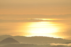 富士山からの日の出