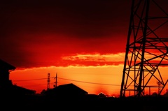 今日の夕日３