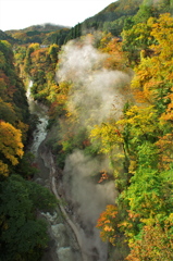 秋の小安峡