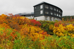 秋の栗駒山荘