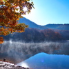 桧原湖の朝景Ⅴ