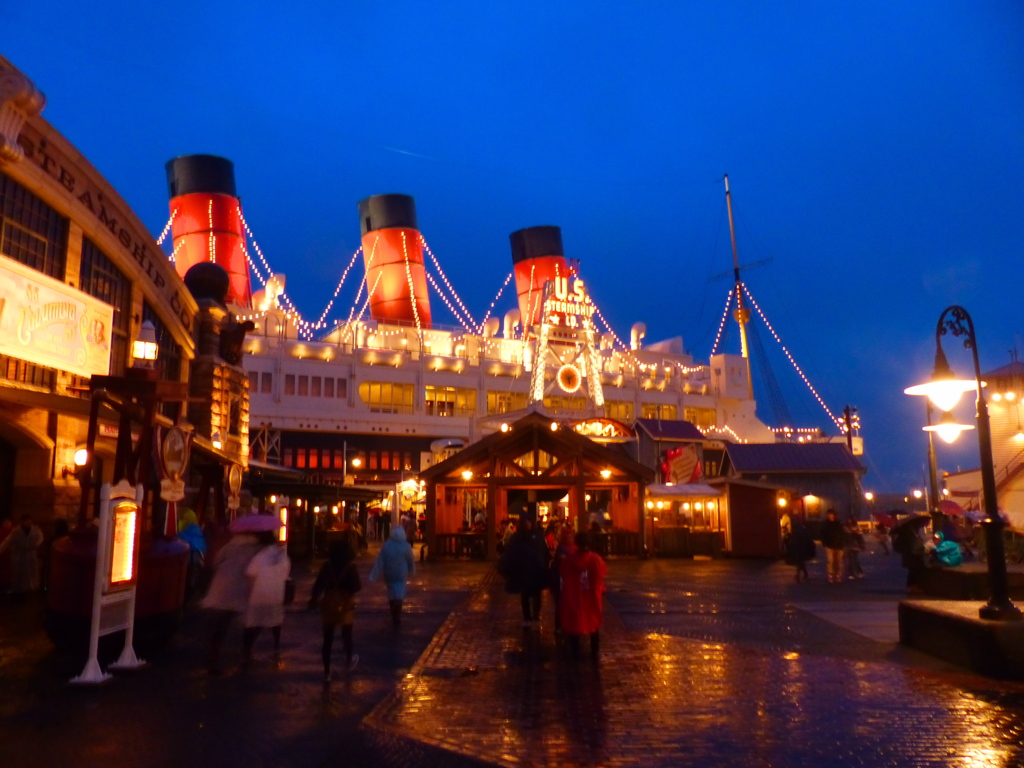 夜のディズニーシー