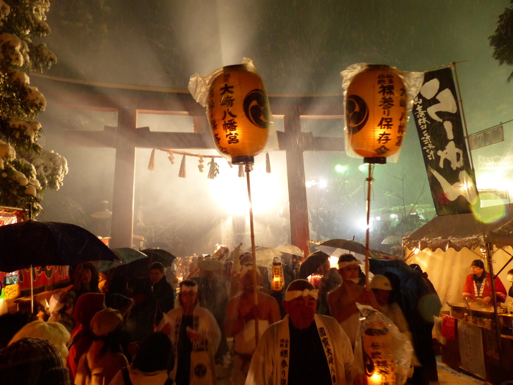 大崎八幡宮松焚祭