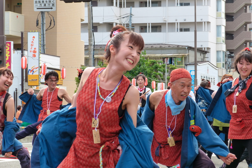どんとロード八幡雀踊りⅡ