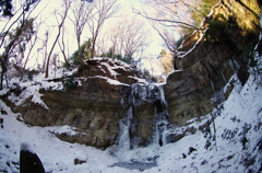 近所の氷瀑2014
