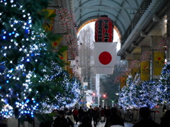 商店街の夕暮れ