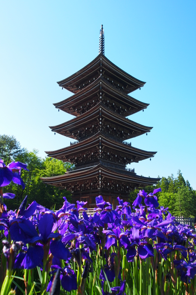 定義如来西方寺五重塔