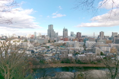 年末の仙台市街