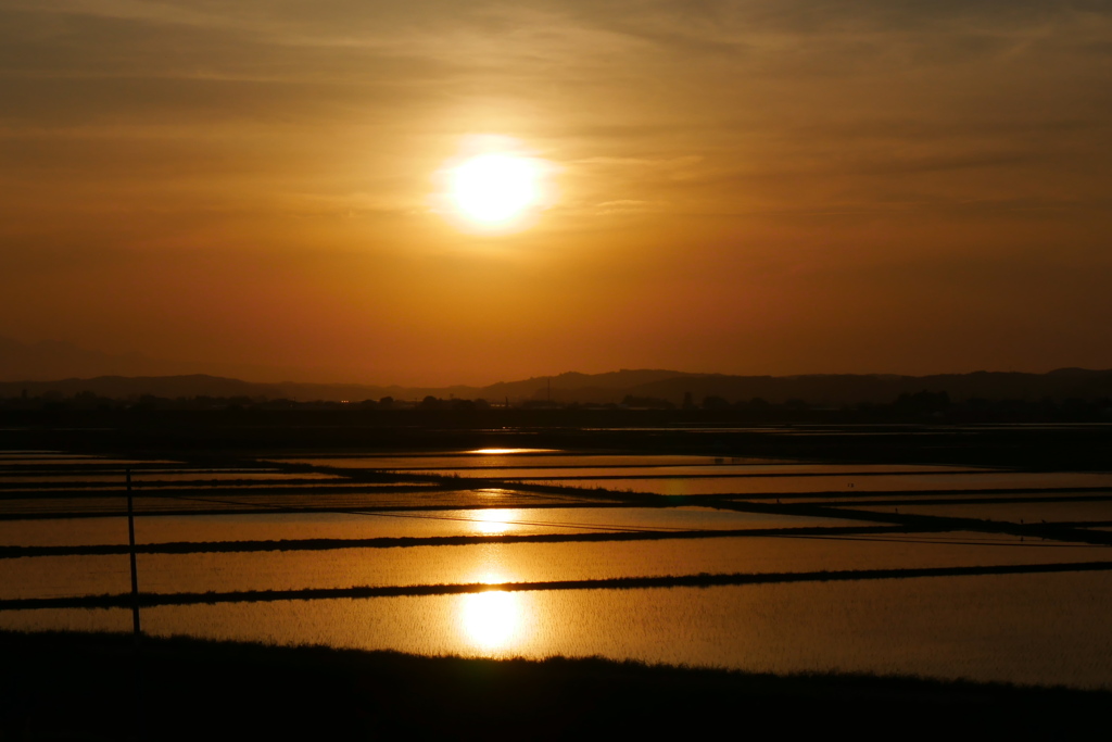 久々の夕景