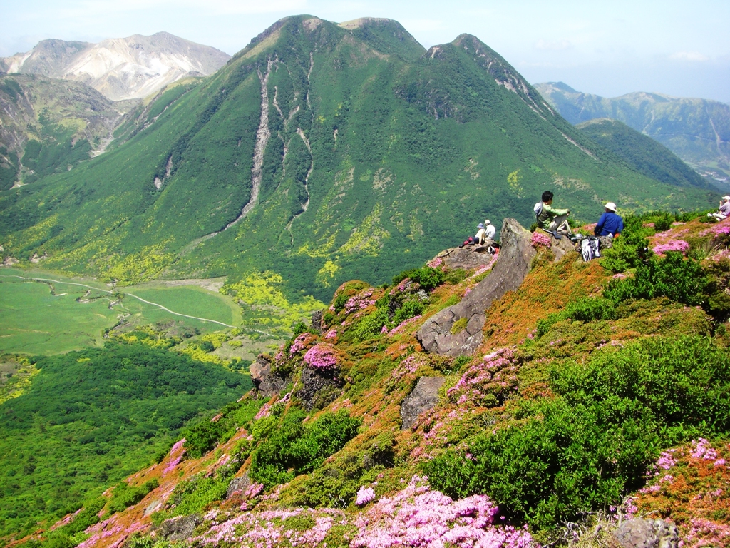 ミヤマキリシマと三俣山