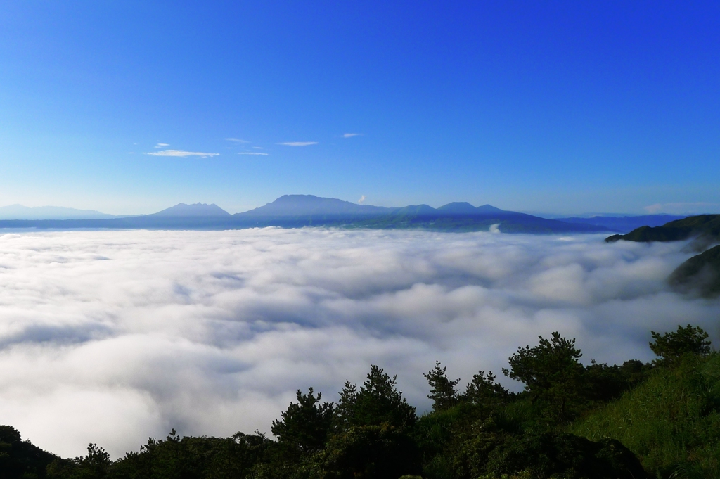 阿蘇五岳と雲海