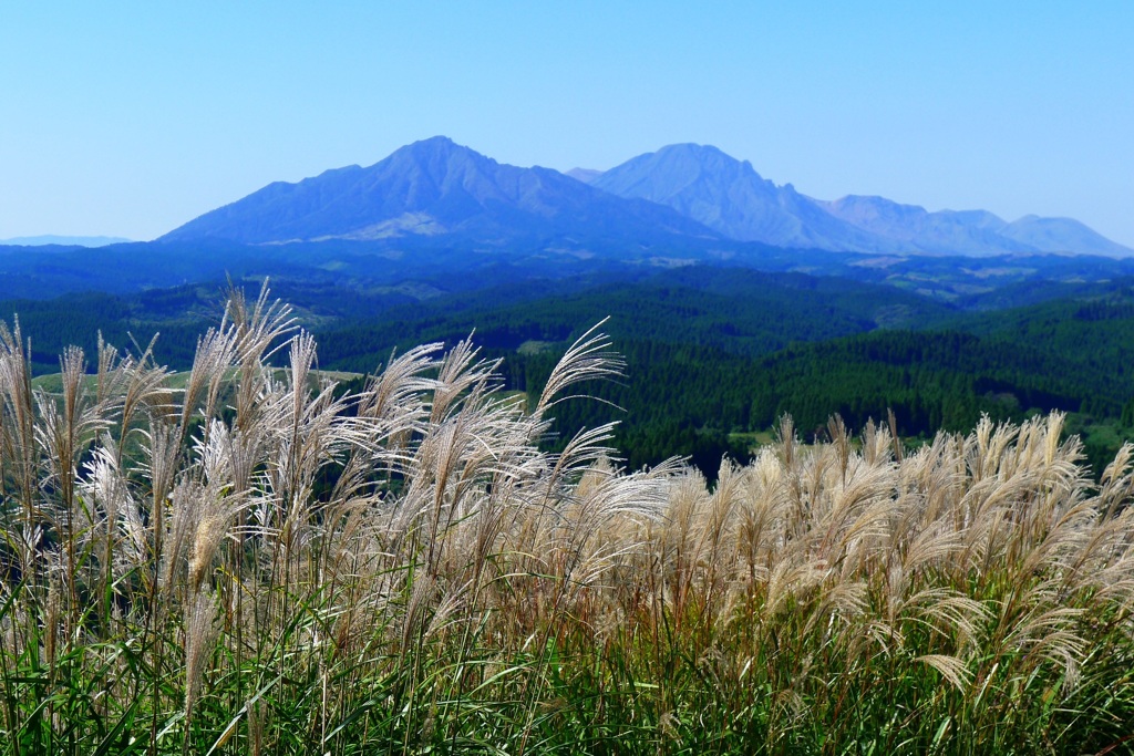 秋の阿蘇山