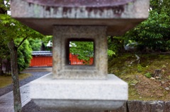 雨の京都