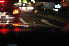 夜のドライブ