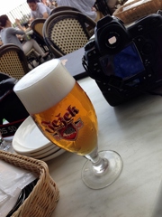 ビールとカメラ