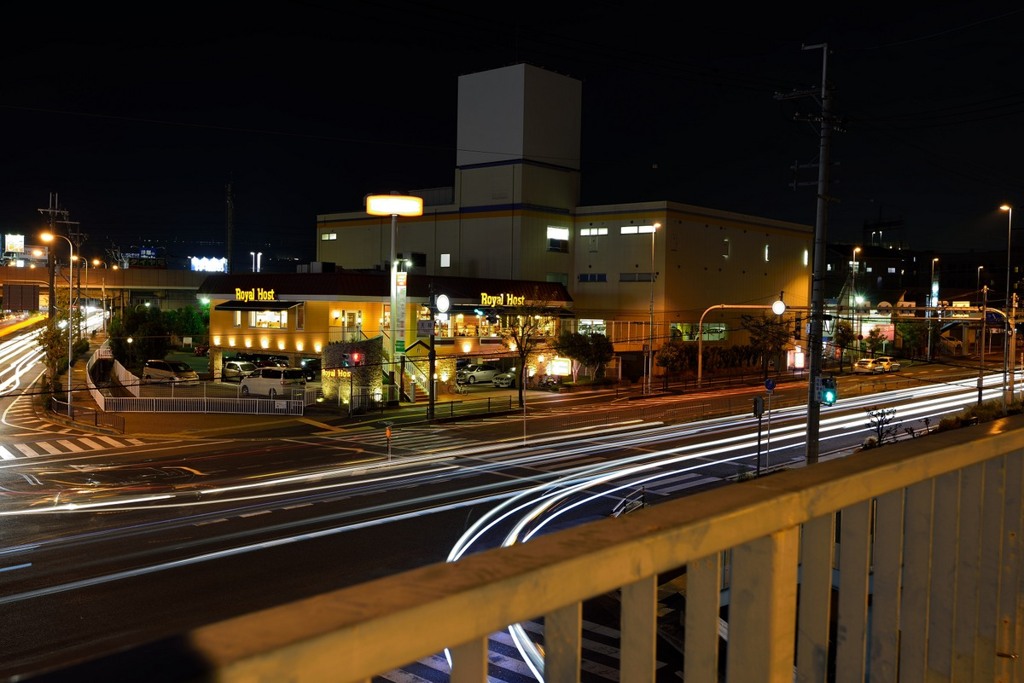 夜のロイヤルホスト