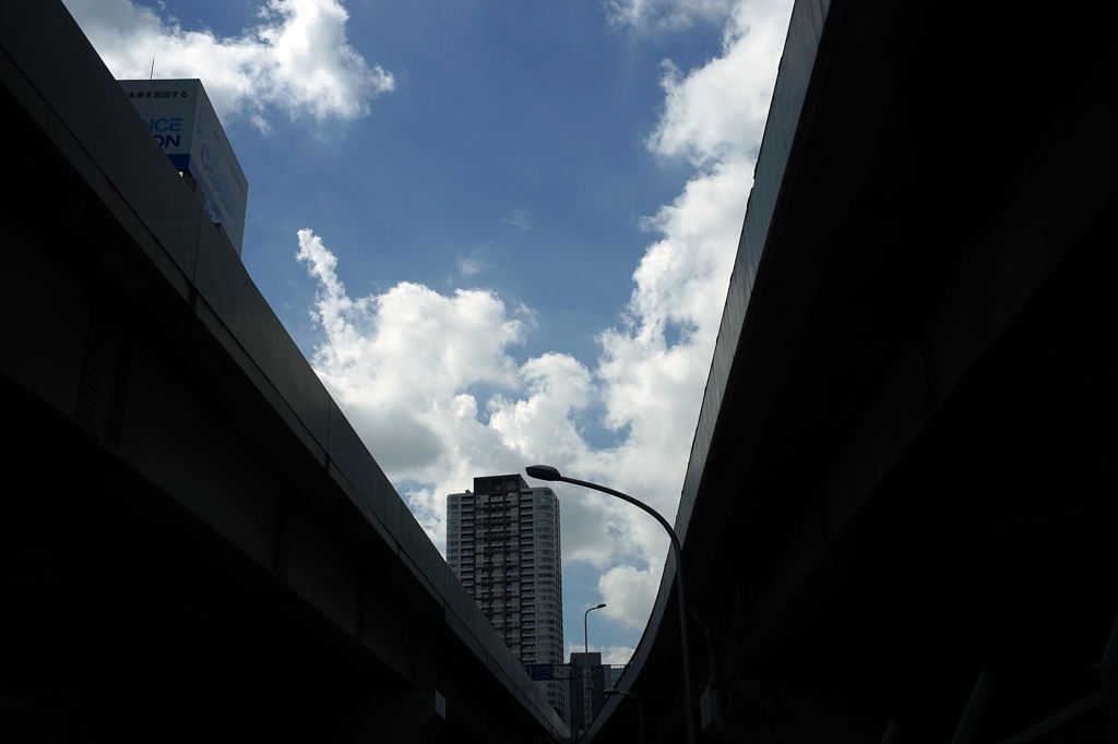 昨晩の豪雨は何処へ