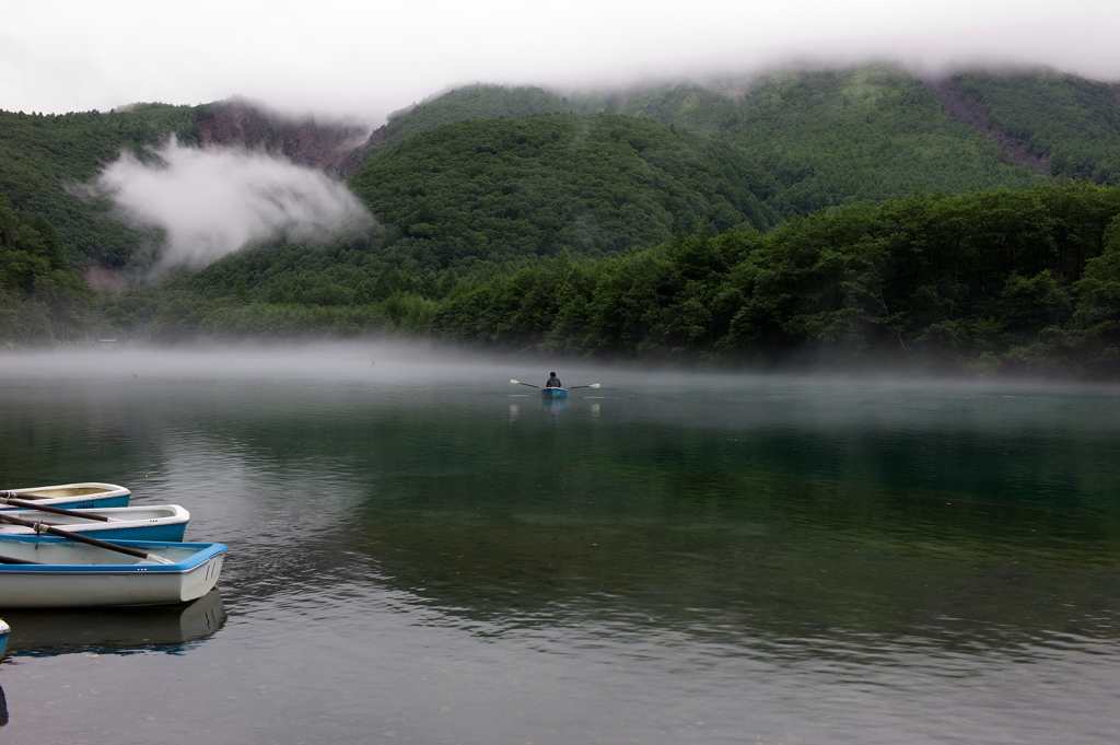 朝霧の大正池