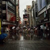 雨の道頓堀