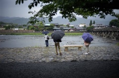 突然の雨