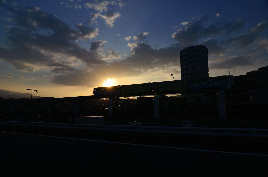 伊丹空港行きモノレール