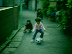 サッカー少女
