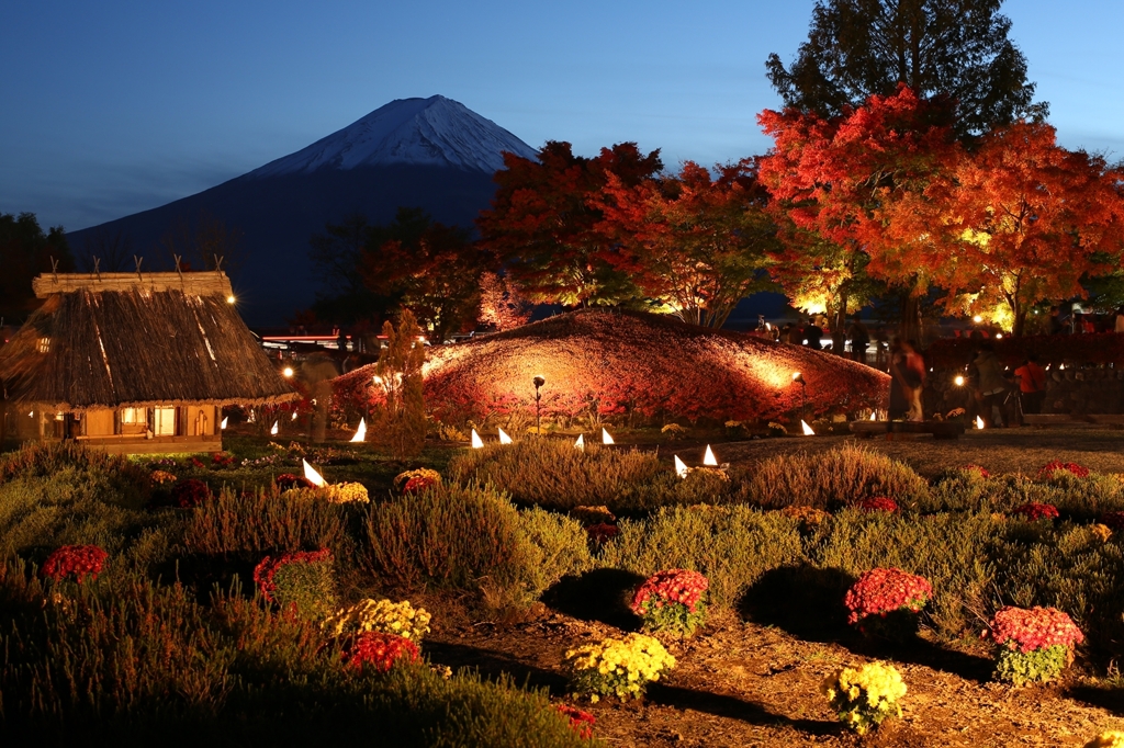 富士山麓　小さな村