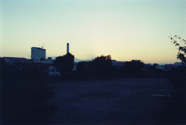 夕暮れ