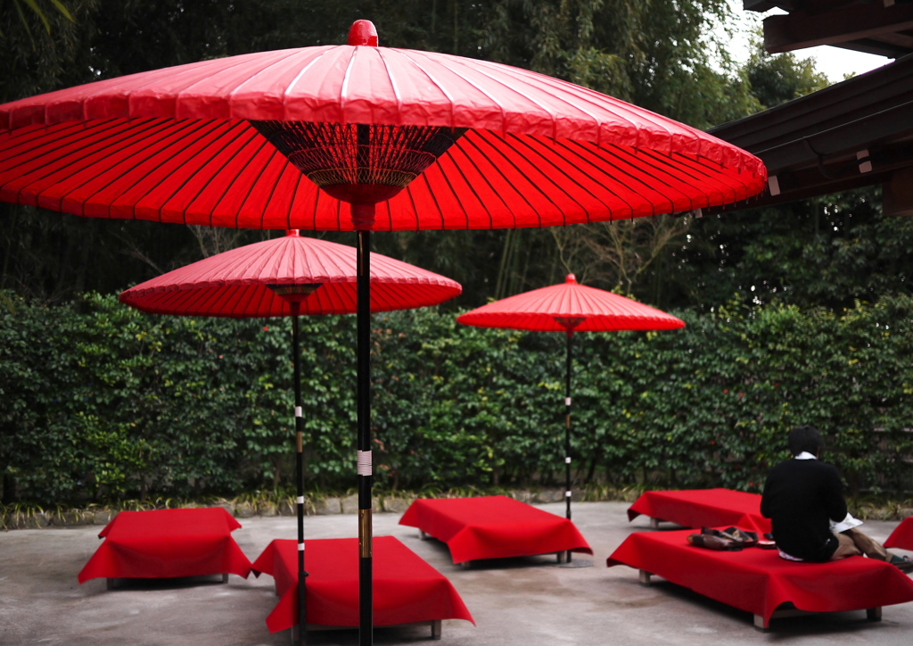 red umbrella