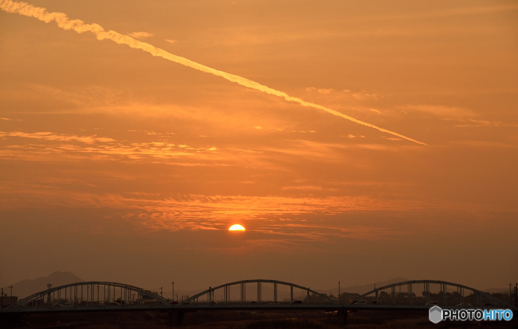 必殺仕事人にやられた夕景。