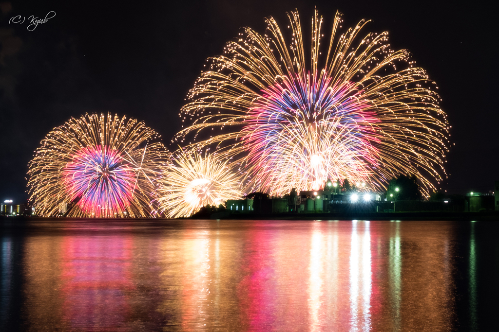 琵琶湖の花火