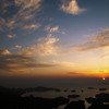 九十九島の夕日