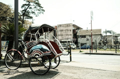 Trying to ride to the trike!