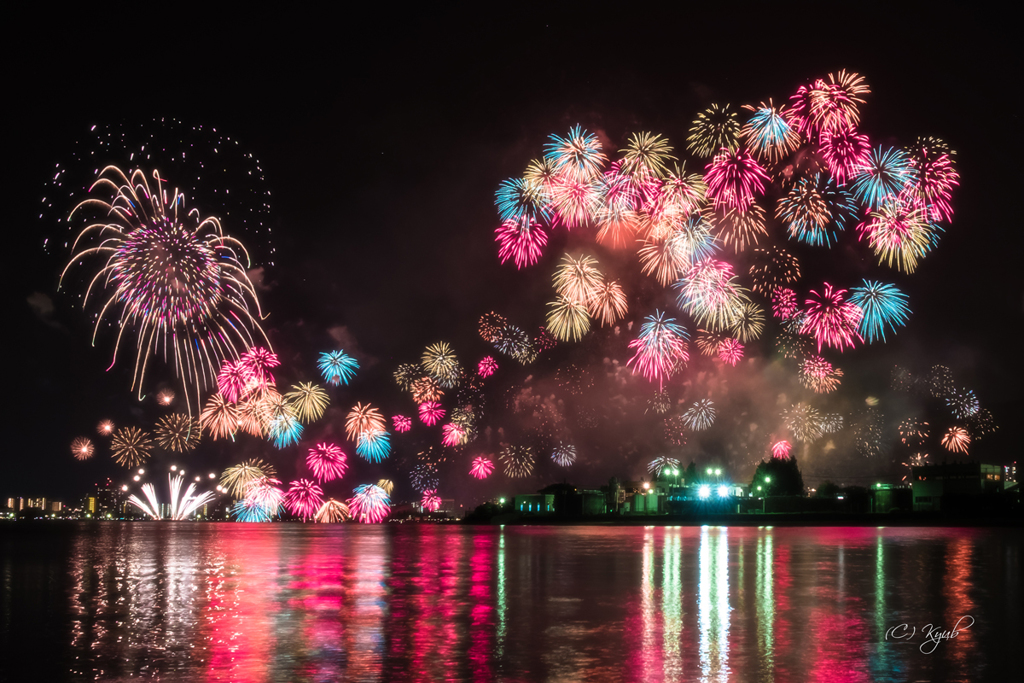 琵琶湖の花火