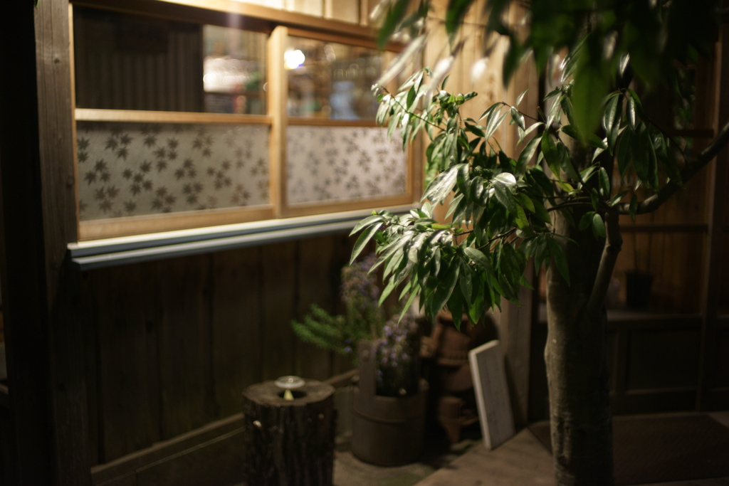 夜のレストラン