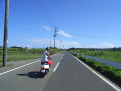 どこまでも続く道