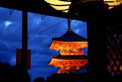 清水寺　ライトアップ　15