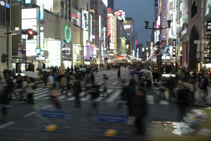 銀座の夜景