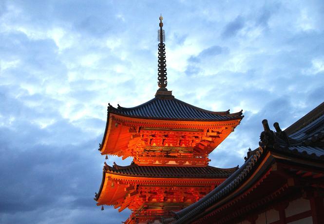 清水寺　ライトアップ　12