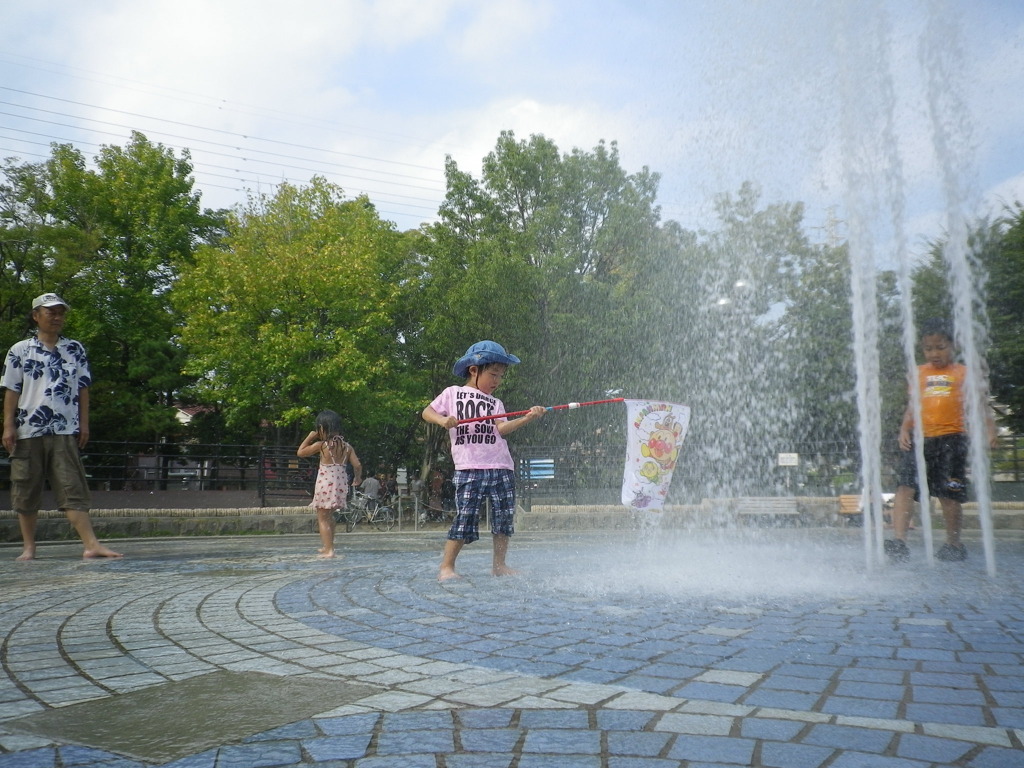 水しぶき