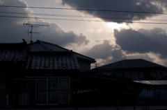 夕暮れ
