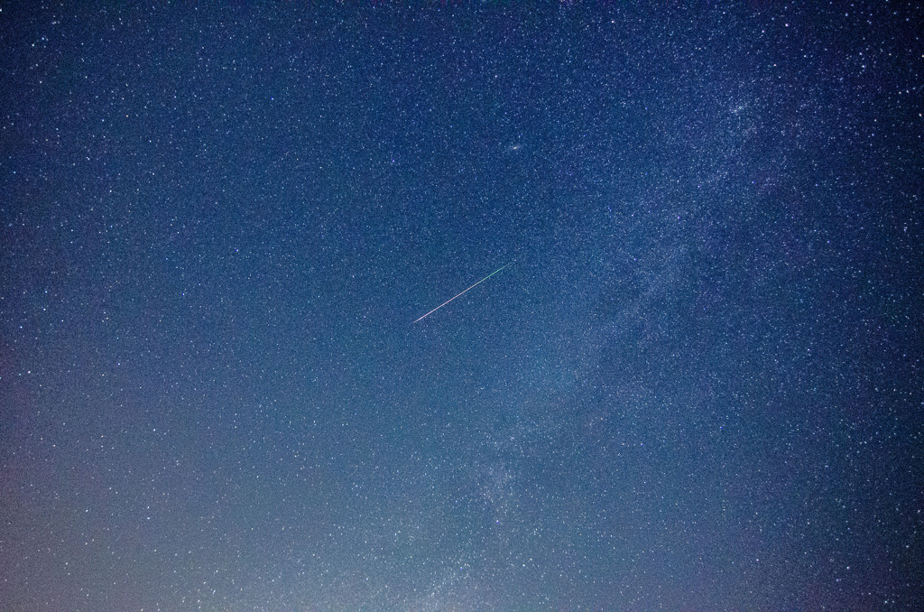 流れ星初挑戦