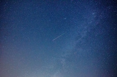 流れ星初挑戦