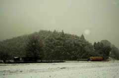 雪の日に