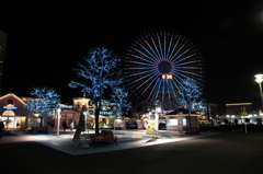 夜のテーマパーク