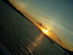 夕日